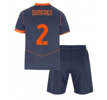 Inter Milan Denzel Dumfries #2 Koszulka Trzecia dzieci 2025-26 Krótki Rękaw (+ krótkie spodenki)